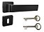 Fechadura Tess Imab Interna Quarto Preto Preta 40mm - Imagem 3