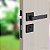 Fechadura Porta Externa Modena Pado Preto Fosco 55mm + Miolo - Imagem 5