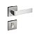 Fechadura Porta Externa Modena Pado Escovada Acetinada 55mm - Imagem 1