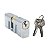 Fechadura Porta Externa Modena Pado Cromada 55mm C/ Cilindro - Imagem 4