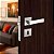 Fechadura Porta Interna Quarto Pado Modena Escovada 55mm Cra - Imagem 2