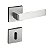 Fechadura Porta Interna Quarto Pado Modena Escovada 55mm Cra - Imagem 1