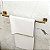 Porta Toalha Dourado Gold Matte 60 Cm Eterna Italy Line Inox - Imagem 2