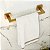 Toalheiro Dourado Gold Matte 30 Cm Eterna Italy Line Inox - Imagem 2