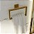 Porta Toalha Argola Dourado Gold Matte Eterna Italy L. Inox - Imagem 2