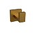 Cabide Gancho Dourado Gold Matte Eterna Banheiro Inox - Imagem 1
