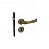 Fechadura Interna Duna Imab Antique Ouro Velho 40mm Quarto - Imagem 3