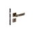 Fechadura Externa Odin Imab Antique Ouro Velho Cilindro 40mm - Imagem 1