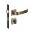 Fechadura Banheiro Odin Imab Antique Ouro Velho 40mm - Imagem 1