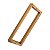 Puxador Duplo P/ Porta Df905 600mm Dourado Matte Fosco Italy - Imagem 6
