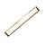 Puxador Duplo P/ Porta Df905 800mm Dourado Matte Fosco Italy - Imagem 1