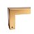 Puxador Duplo P/ Porta Df905 300mm Dourado Matte Fosco Italy - Imagem 2