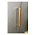 Puxador Duplo P/ Porta Df905 300mm Dourado Matte Fosco Italy - Imagem 4