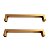 Puxador Duplo P/ Porta Df905 300mm Dourado Matte Fosco Italy - Imagem 6