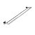 Porta Toalha Toalheiro Duplo 60cm Banheiro Eterna Inox Pol - Imagem 1