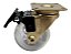 Rodizio Rodinha Dourado Moveis Girat Silicone 50mm Com Trava - Imagem 1