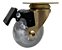 Rodizio Rodinha Dourado Moveis Girat Silicone 50mm Com Trava - Imagem 2