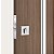 Fechadura Pivotante Roseta Quadrada 1005 Stam 2 Chaves - Imagem 2