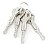 Fechadura Rolete Tetra Chave Stam Pivotante Inox Escovado - Imagem 2