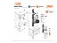 Fechadura Stam Kit Colonial 1500/06 + 2 Travas Tetra Segredo - Imagem 4