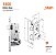 Fechadura Externa Tetra 1800 21 Aço Inox Polido Stam - Imagem 10
