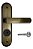 Fechadura Externa Stam 1800/21 Tetra Antique Ouro Velho Esp - Imagem 1