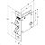 Fechadura Porta De Correr Wc 1006 Inox Escovado Ros.quadrada - Imagem 6