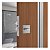 Fechadura Porta De Correr Wc 1006 Inox Escovado Ros.quadrada - Imagem 2