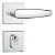 Fechadura Para Porta Externa Stam 803/33 Cromada Quadra 40mm - Imagem 1