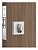 Fechadura Rolete Banheiro Wc Pivotante Stam 1025 Cromada 45m - Imagem 3