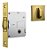 Fechadura Rolete 1025 Banheiro Roseta Quadrada Gold Wc Stam - Imagem 3