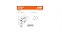 Fechadura Rolete Banheiro Wc Dourada Gold Stam 1025 Redonda - Imagem 4