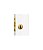 Fechadura Rolete Banheiro Wc Dourada Gold Stam 1025 Redonda - Imagem 3