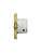 Fechadura Rolete Banheiro Wc Dourada Gold Stam 1025 Redonda - Imagem 2