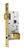 Fechadura Porta Externa Sala Quarto Dourada Gold Stam 40mm - Imagem 3