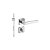 Fechadura Banheiro Wc Hato 2 Imab Inox Polido Cromada 55 Mm - Imagem 2