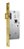 Fechadura Porta Banheiro Wc Dourada Gold Stam Classic 40mm - Imagem 2