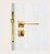 Fechadura Porta Banheiro Wc Dourada Gold Stam Classic 40mm - Imagem 1
