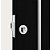 Fechadura Porta Correr Stam 1006 Cromada Inox 45 Mm Redonda - Imagem 2