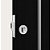 Fechadura Porta Correr Stam Inox Escovada 1006 Redonda 45 Mm - Imagem 2