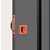Fechadura Porta Correr Stam 1006 Rosê Quadrada 45mm C/ Miolo - Imagem 2