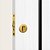 Fechadura Rolete Pivotante Dourada Gold 1005 Stam Redonda - Imagem 2
