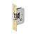 Fechadura Rolete Auxiliar 1550 Inox Imab Dourado Escovado - Imagem 1