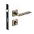 Fechadura Malba Externa Antique Imab 55mm Ouro Velho + Miolo - Imagem 4