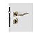 Fechadura Malba Externa Antique Imab 55mm Ouro Velho + Miolo - Imagem 5