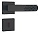 Fechadura Porta Interna Quarto Stam 813/21 Preto Preta 40mm - Imagem 1
