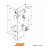 Fechadura Porta Externa Rose Stam Classic 55mm C/ Cilindro - Imagem 3