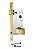 Fechadura Porta Externa Dourada Gold Stam Redonda 55mm Class - Imagem 4