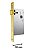 Fechadura Porta Banheiro Dourada Gold Stam Redonda 55mm Clas - Imagem 2