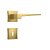 Fechadura Interna Quarto Dourada Gold Classic 3200 Stam 55mm - Imagem 1
